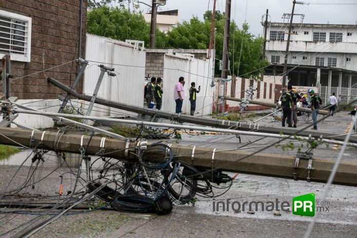 Incuantificables los daños que provocó el huracán Grace en la ciudad de Poza Rica (Foto: Jorge Huerta E.)