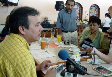 Jorge Huerta en conferencia de prensa dio a conocer que www.informatepr.com será galardonado con el premio 