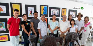 Participa el taller libre de artes TEodoro Cano en la Feria de Corpus Christi en Papantla (Foto: Jorge Huerta E.)