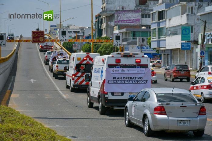 Distintas dependencias de los tres niveles de gobierno se coordinan para este periodo vacacional de semana santa (Foto: Com. soc.)