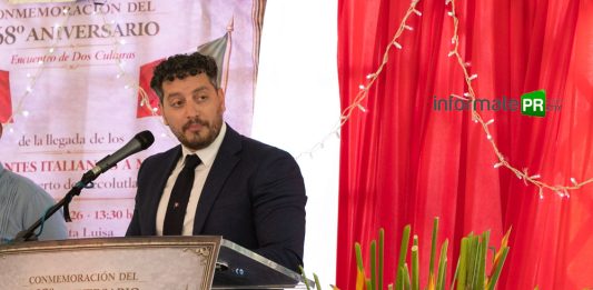 Celebran 168 años de la llegada de los italianos al totonacapan; un largo viaje a lo desconocido: Cocuzza Flavio Cocuzza, Cónsul de Italia en México, estuvo presente en la reunión de migrantes italianos asentados en el totonacapan (Foto: Jorge Huerta E.)