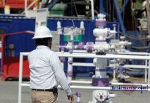 Trabajadores petroleros (Foto: Jorge Huerta E.)