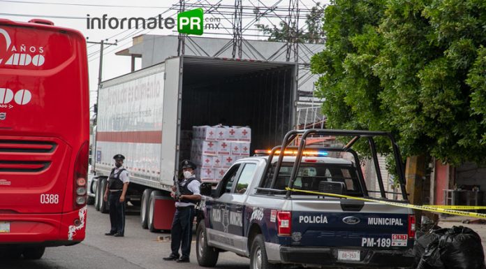 Víveres y otros enceres repartirá la Cruz Roja de Poza Rica (Foto: Jorge Huerta E.)