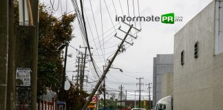 Poco a poco, la CFE va restableciendo la energía eléctrica luego del paso del huracán Grace (Foto: Jorge Huerta E.)