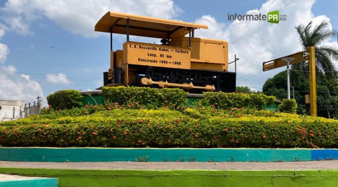 La maquinita o la burrita fue el primer transporte para llegar a lo que es hoy la ciudad de Poza Rica (Foto: Jorge Huerta E.)