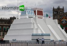 Maqueta monumental que representa la Gran Tenochtitlan en ela CDMX (Foto: Jorge Huerta E.)