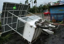 DEvastación en municipios de la zona norte por el paso del huracán Dean (Foto: Jorge Huerta Estrada)