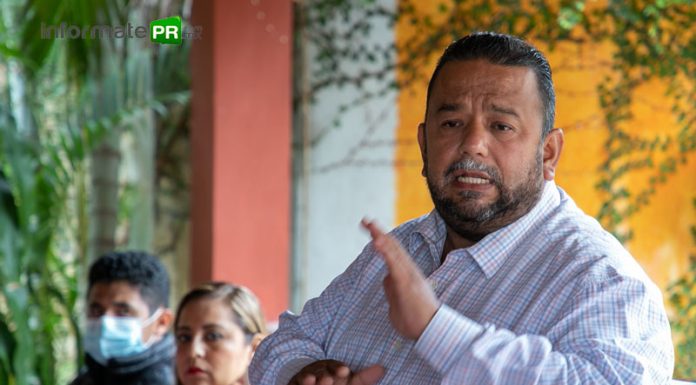 Presunto daño patrimonial en Coatzintla; el lunes inicia cobro de predial Cesar Ulises García Vázquez denunció presunto daño patrimonial de su antecesora (Foto: Jorge Huerta E.)