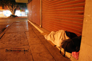 pewrsonas en las calles han tenido que ser rescatados por las bajas temperaturas (Foto: archivo Jorge Huerta E.)