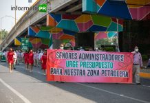 Ágil y lucido desfile petrolero en Poza Rica Desfile conmemorativo de la Expropiación petrolera en Poza Rica (Foto: Jorge Huerta E.)