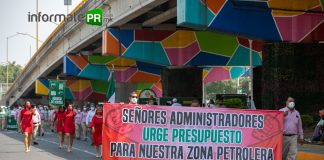 Desfile conmemorativo de la Expropiación petrolera en Poza Rica (Foto: Jorge Huerta E.)
