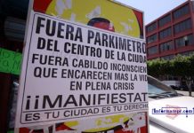 Historia de abusos la concesión de parquímetros en Poza Rica Desde su concesión en 2009 SM Vial ha motivado a diversas protestas por abusos (Foto: Jorge Huerta E.)