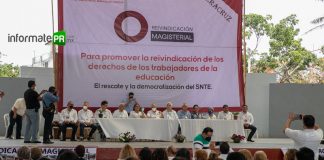 El grupo Reivindicación magisterial (Foto: Jorge Huerta E.)