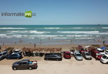 Playas de Tuxpam recibió a miles de vacacionistas (Foto: Jorge Huerta E.)