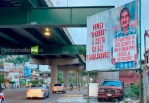 Campaña de la sección 30 contra PEMEX por basificación de trabajadores El sindicato petrolero ha intensificado una campaña contra PEMEX desde que se anunció la basificación directa de sus trabajadores, es decir sin mediar el sindicato de manera exlusiva (Foto: Jorge Huerta E.)