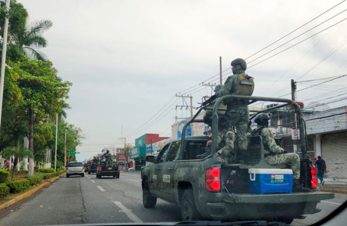 Fuerte operativo en Poza Rica por hechos violentos en las últimas semanas