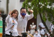 ¡Así es! Rocío Nahle y Cuitláhuac García, secretaria de energía y gobernador de Veracruz, respectivamente