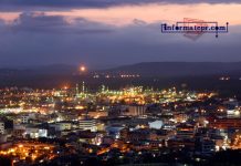 …Y volvió a sonar el silbato de PEMEX ¡Bienvenido 2024! Panorámica de Poza Rica (Foto: Jorge Huerta E.)