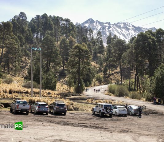 El parque los venados, primera parada para subir al Nevado de Toluca (Foto: Jorge Huerta E.)