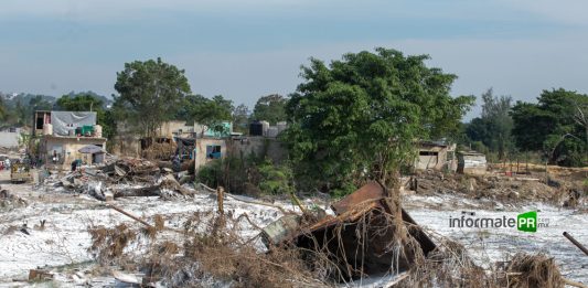 Impresionante devastación en la parte alta de las Granjas; se quejan de falta de ayuda (Foto: Jorge Huerta E.)
