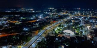Presume alcaldesa alumbrado público del centro de la ciudad (Foto: comunicación social)