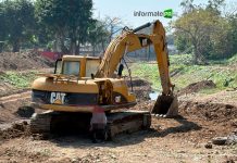Trabajos de desazolve en arroyos y drenajes de Poza Rica (Foto: Jorge Huerta E.)
