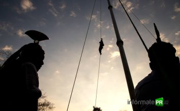 Medio millar de danzantes en Cumbre 2026; músicos tradicionales de la sierra totonaca Danzantes en Cumbre Tajín 2026 (Foto: Jorge Huerta e.)