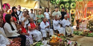 el Kantiyán fue el escenario perfecto para el encuentro de abulos ya abuelas de Poza Rica y el Centro de Artes Indígenas del parque temático Takilhsukut (Foto: Tabata Juárez Bretón)
