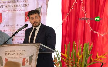 Flavio Cocuzza, Cónsul de Italia en México, estuvo presente en la reunión de migrantes italianos asentados en el totonacapan (Foto: Jorge Huerta E.)
