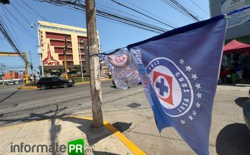 Cruz azul, equipo favorito de comerciantes (Foto: Jorge Huerta E.)