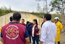 La alcaldesa Adanely Rodríguez supervizó calles suceptibles de inundación (Foto: Com. social)